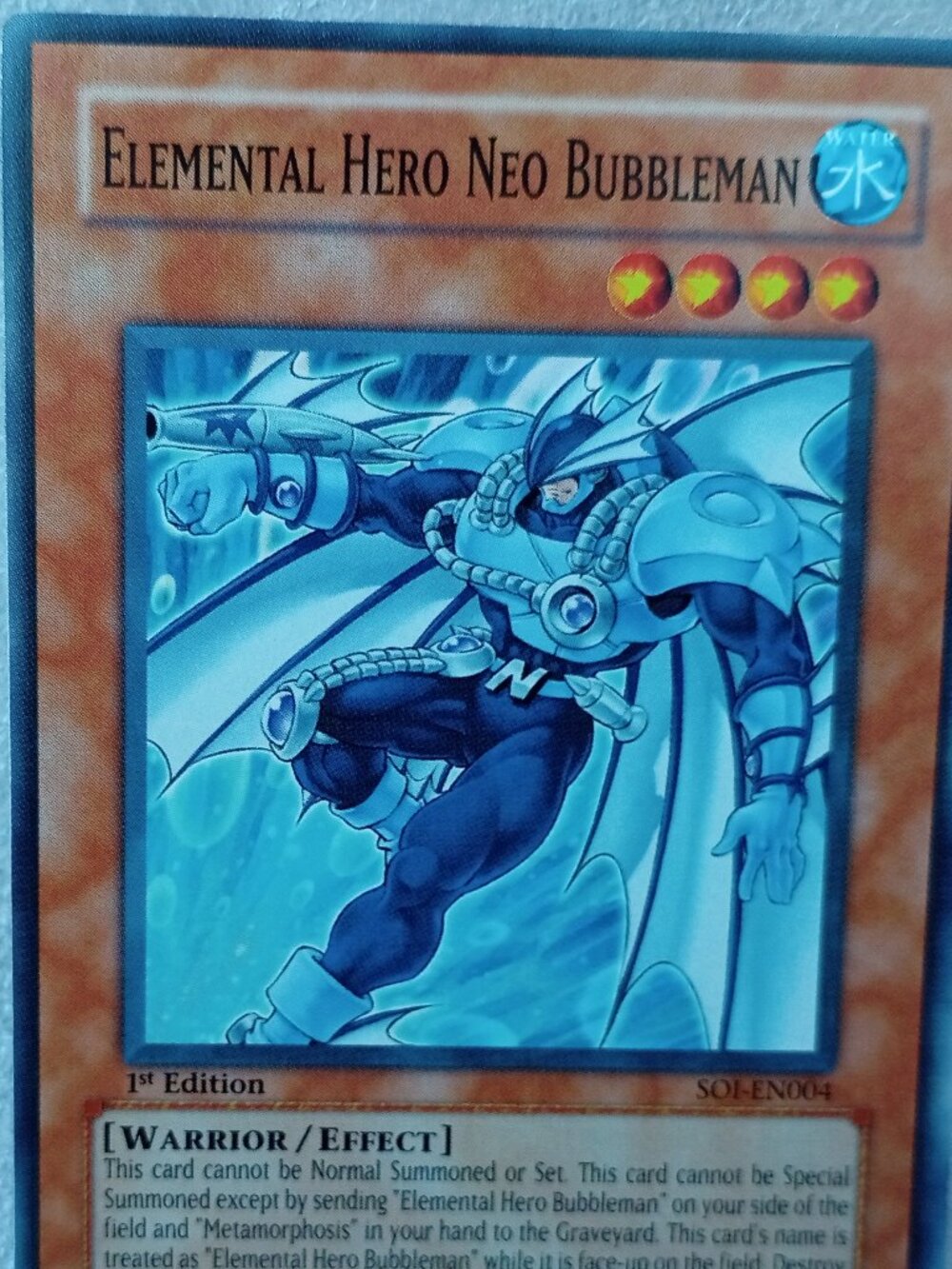 1x (EX) Elemental Hero Neo Bubbleman - SOI-EN004 - Common - Unlimited Edition